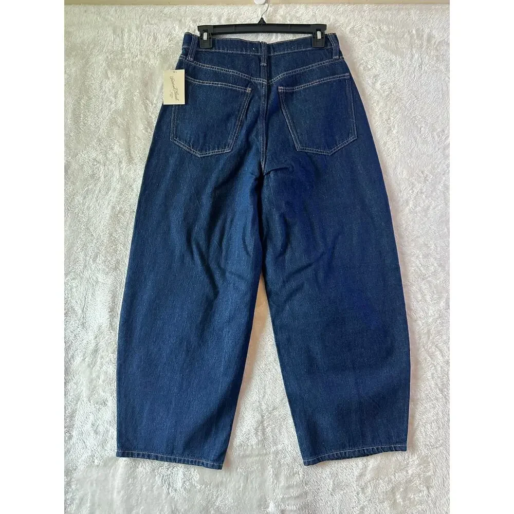 NWT Universal Thread High Rise Easy Barrel Jeans 6 Womens